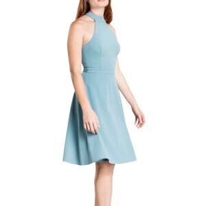Dress The Population Paulina Fit and Flare Dress in Sea Breeze. Size XS. NWOT